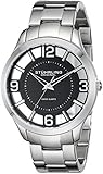 Stuhrling Original Men's 754.02 Winchester Swiss Quartz Transparent Black Dial Watch