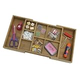 Lipper International Bamboo Expandable Junk Organizer