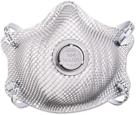 MLX 2310N99 N99 Premium Particulate Respirator, Half-Face Mask, Medium/Large, 10/Box