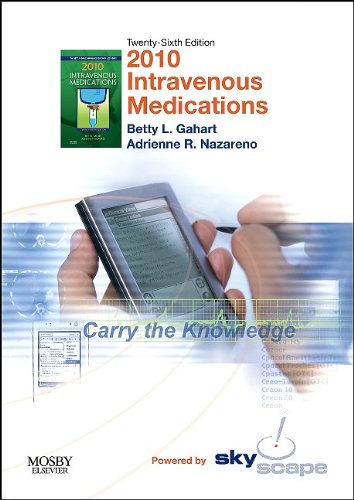 2010 intravenous medications cd rom pda software 26e