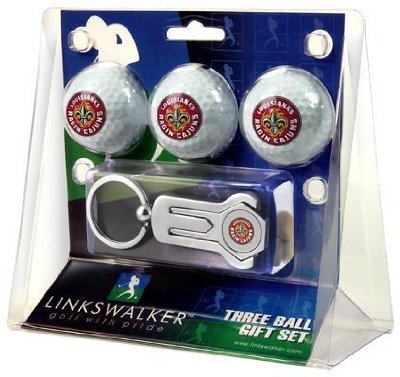 Louisiana-lafayette Ragin' Cajuns 3 Golf Ball Gift Pack Hat Clip Ncaa College Athletics