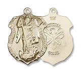 14kt Gold St. Michael the Archangel Medal