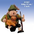 Christmas Smoker - Forester, Sitting (6.7 inches)