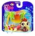 Littlest Pet Shop Exclusive Fanciest Single Pack Monkey (Red Bow and Banana)
