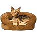 K&H Pet Products Ortho Bolster Sleeper Orthopedic Dog Bed Brown Small 20 Inches