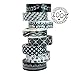 Crafty Rabbit Premium Washi Tape - Black and White - Set of 8 Decorative Paper Masking Tape Rolls