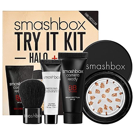 Smashbox try it kit: halo + bb light/medium