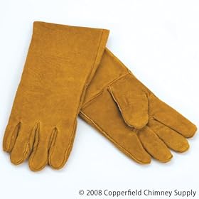 Woodfield Leather Gloves for Fireplace
