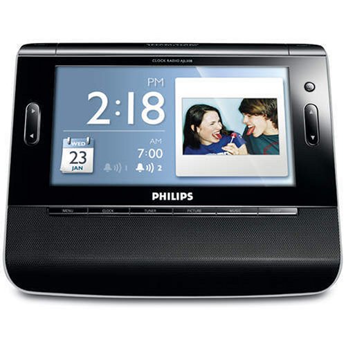 Digital Photo Frame LCD Clock Radio by Philips