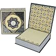 Black White Pearl Brooch Note pad, Jeweled Mini Notepad, Punch Studio
