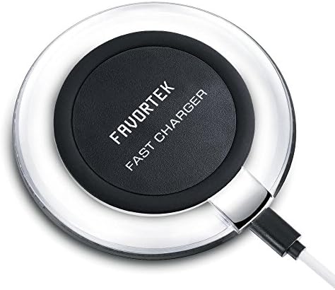 Fast Wireless Charger, FAVORTEK Qi Wireless Charger, Wireless Charging Pad for Galaxy S7, S7 Edge, S6 and All Qi-Enabled Devices