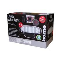 Proteam SL1089 - Solar Powered Outdoor LED Utility Light with Remote Control