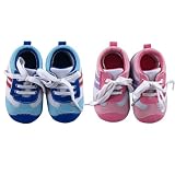 Stripe Sneaker for Baby, Blue, 0-6 months