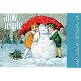 Snow People: 30 Oversized Postcards