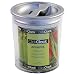 ClickClack 202090 Accents 1-4/5-Quart Canister with Metallic Lid and Black Toggles