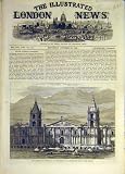 1868 Cathedral Arequipa City Earthquake Peru Print