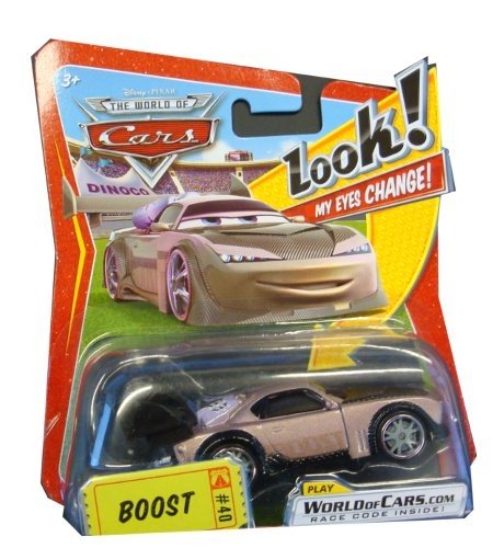 Disney / Pixar CARS Movie Die Cast Car with Clock 01.55 lenticular eyes Boost