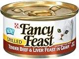 Fancy Feast Grilled Tender Beef & Liver Feast in Gravy, 3-Ounce Cans (Pack of 48)