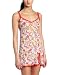 Cosabella Women's Celine Printed Babydoll and G-String Set, Strawberry, Large