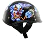 DOT Outlaw Insane Clowns Half Helmet