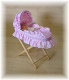 from simply Elegant Pink B A Toys moses basket And Stand