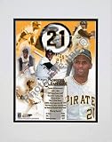 Roberto Clemente, Pittsburgh Pirates &acute; Legends Of The Game Composite &acute; Double Matted 8 &acute; X 10 &acute; Photogr - B00016M7GI
