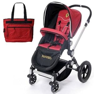 Ferrari FRB10100 Bee Bop Stroller Pram with matching diaper bag