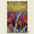 Tile Desk clock~ Mom, I Love You ~Artworks Home Accents~ desk clocks~ code 735