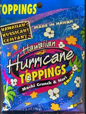9pk Hawaiian Hurricane Toppings