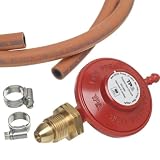 Greenhouse Warehouse Gas Regulator, Hose & Clip Kit (2107p)