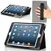 MoKo(TM) Slim Cover Case For Apple Mini iPad 7.9-inch tablet, Black (with Flip Stand, Elastic Hand Strap, Stylus Loop, and Auto Sleep/Awake Function)