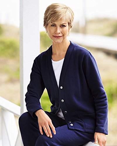 National Women's Petite Fleece Cardigan