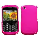 Shocking Pink Protector Case for BlackBerry Curve 8520 8530 Curve 3G 9300 9 ....