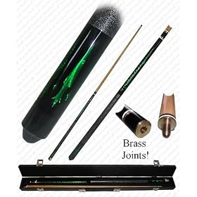 Emerald Green Designer Pool Stick