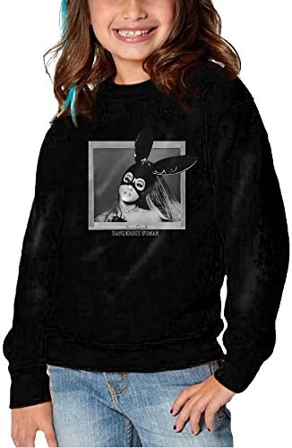 Ariana Grande Dangerous Woman Youth ComfortBlend Long Sleeve Fleece Crew Sweater