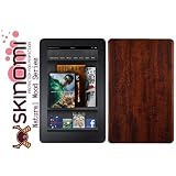 Skinomi TechSkin - Dark Wood Film Shield & Screen Protector for Amazon Kindle Fire