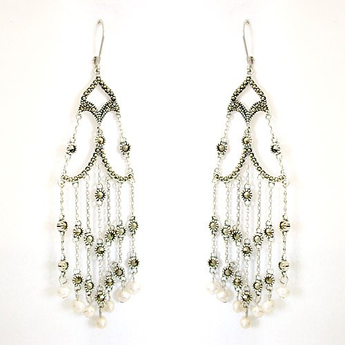 Judith Jack Delicate Chandelier Earrings