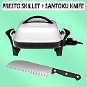 Presto 11-Inch Electric Skillet + Santoku Knife