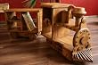 Lokomotive,Spielzeug,Eisenbahn,Regal,Holz,Massiv,Neu