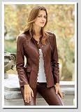 Damen Lederjacke Motorradjacke