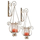 Hanging Sconce Duo-Gold Finish
