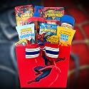 Spiderman Grooming Valentine Gift Basket for Boys Perfect for Birthday or Get Well Basket