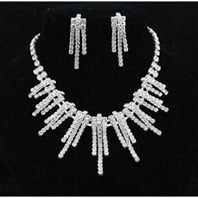Parure bijoux Boucles d'oreilles Collier AS030