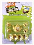 10-Pc Spongebob Porcelain Tea set : mini tea set