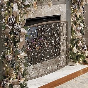 Etienne Fireplace Screen - Frontgate