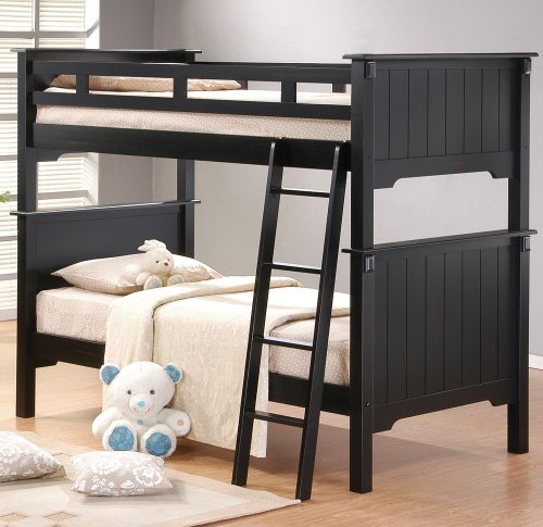 4/6 Full Bunk Bed by Homelegance - Black (B875-1)