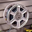 Suncast SWA100 100-Foot Garden Hose Capacity Wall Mounted Sidetracker Hose Reel, Taupe