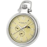 Stuhrling Original Mens Lifestyle Collection Monarch Moon Quartz Pocket Watch #142A.EU.PK15 by St�hrling Original