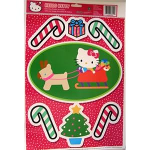 Sanrio Decorative Window Cling Hello Kitty Static Sticker