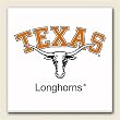 AbsorbaStone Coaster set~ Texas Longhorns ~ 4 Tile Drink Coasters ~ code 971